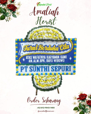 Papan Bunga Duka di Ake Kolano